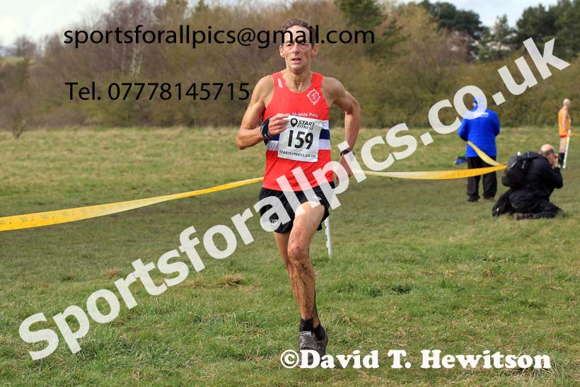 Men 35 to 60 in the 2023 BMAF Cross Country Champs., Wallsend. Photo: David T. Hewitson/Sports for All Pics